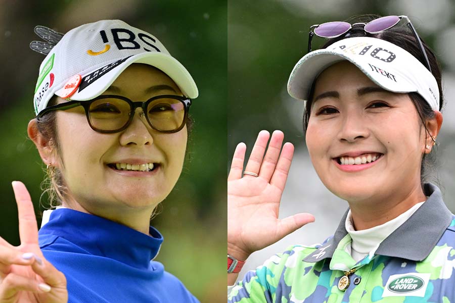 藤田さいき（左）と青木瀬令奈（右）【写真：Getty Images】