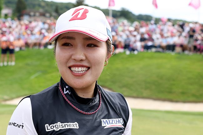古江彩佳メジャー初Vに日本人レジェンド感無量 「ボギーで優勝が遠のく