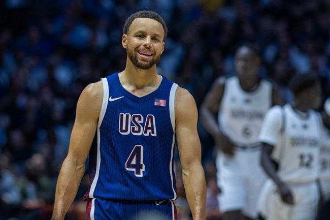 STEPHEN CURRY ステフィン・カリー ボブルヘッド　パリオリンピック エブリンが唖然「意味わからない」超絶プレー 米国バスケ超大物に海外