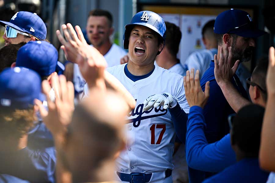 31号ソロを放ったドジャースの大谷翔平【写真：Getty Images】