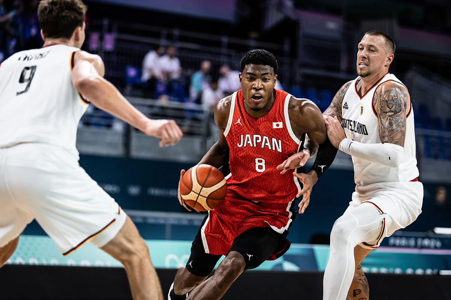 ドイツ戦に出場した八村塁【写真：FIBA提供】