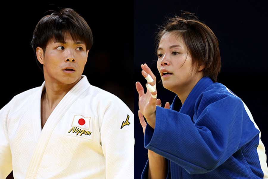 阿部一二三と詩（右）【写真：Getty Images】