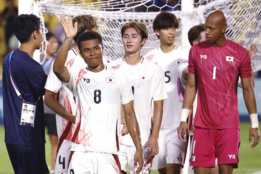 パリ五輪のサッカー男子日本代表【写真：ロイター】