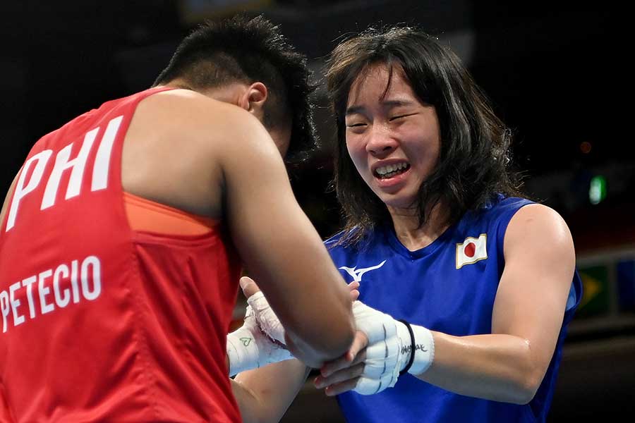 東京大会で金メダルを獲得した入江聖奈【写真：Getty Images】