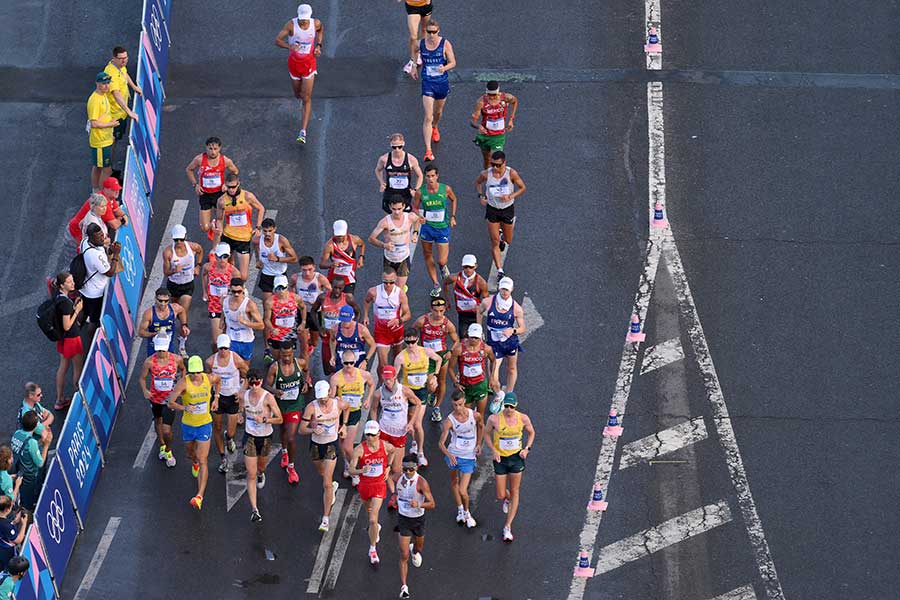 パリ五輪の競歩のコースが豪華すぎると話題【写真：ロイター】