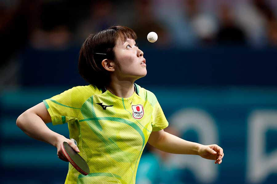 準々決勝で敗退した平野美宇【写真：ロイター】