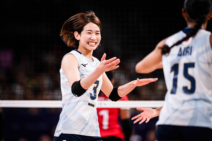 パリ五輪バレーボール女子日本代表の古賀紗理那【写真：FIVA提供】