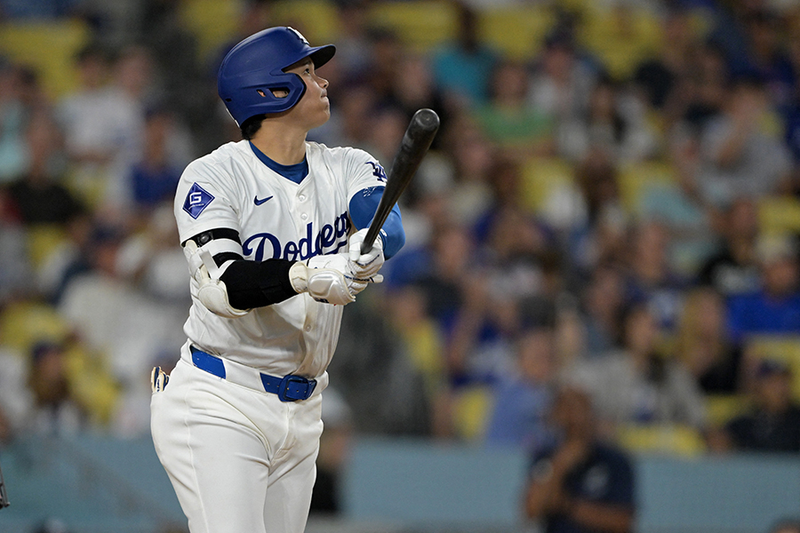 34号ソロを放ったドジャースの大谷翔平【写真：ロイター】