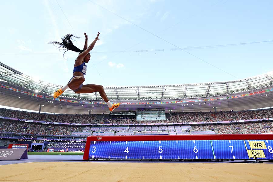 全体1位になった米国のタラ・デービス【写真：Getty Images】