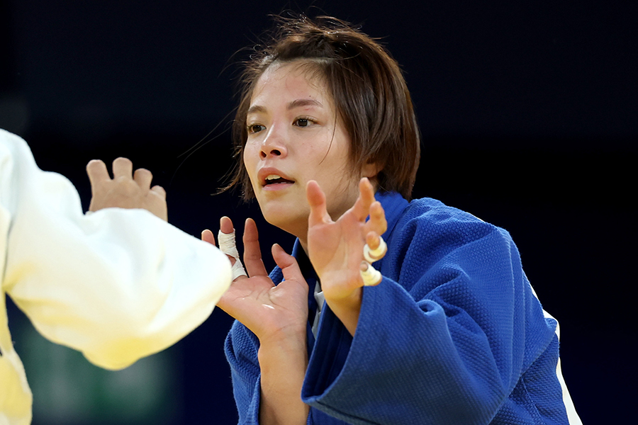 柔道女子52キロ級に出場した阿部詩【写真：Getty Images】