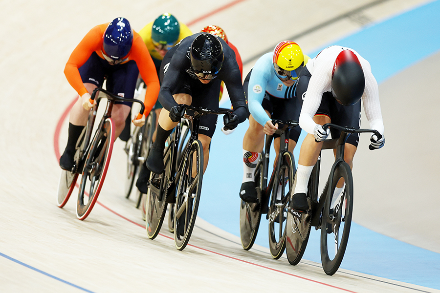 パリ五輪、女子ケイリン準々決勝【写真：ロイター】