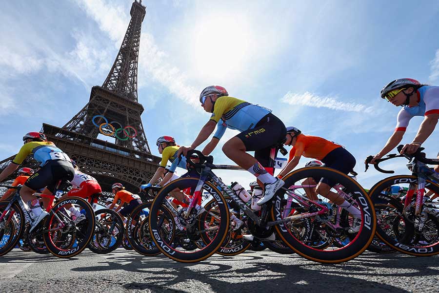 自転車競技の女子個人ロードレース【写真：ロイター】