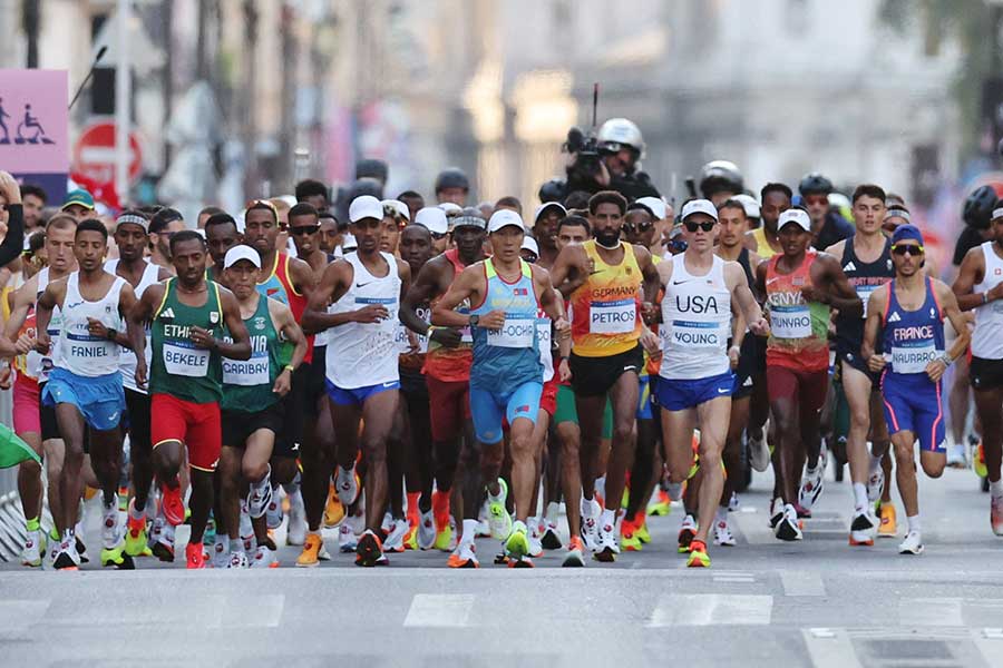 パリ五輪では10日、男子マラソンが行われた【写真：ロイター】