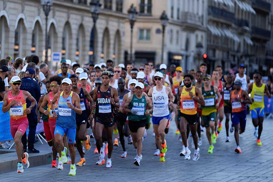 パリ五輪では10日、男子マラソンが行われた【写真：ロイター】