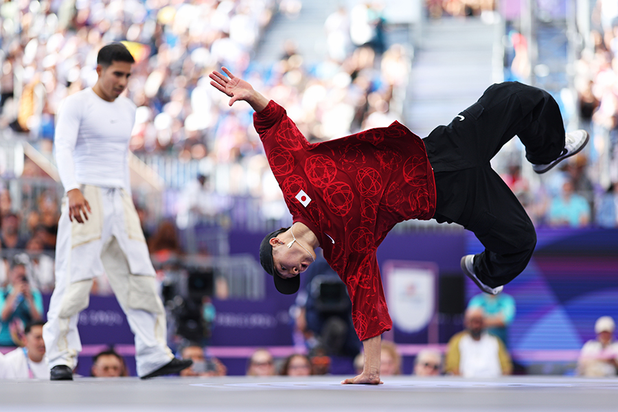 ブレイキン男子に出場した半井重幸（Shigekix）【写真：Getty Images】