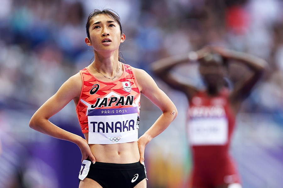 1500m準決勝を11着で走り終えた田中希実【写真：Getty Images】