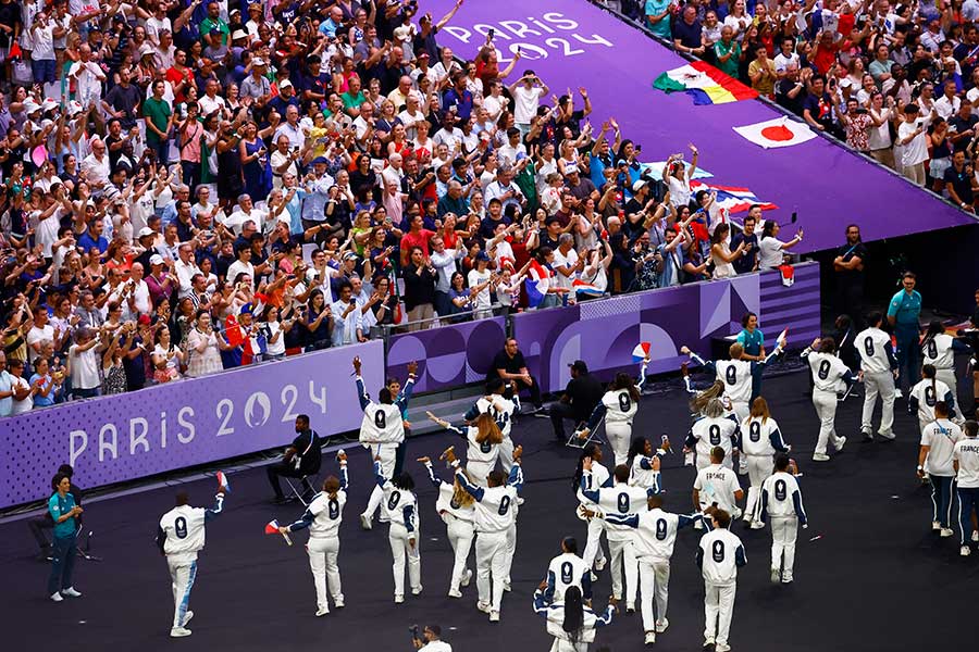 パリ五輪閉会式【写真：ロイター】