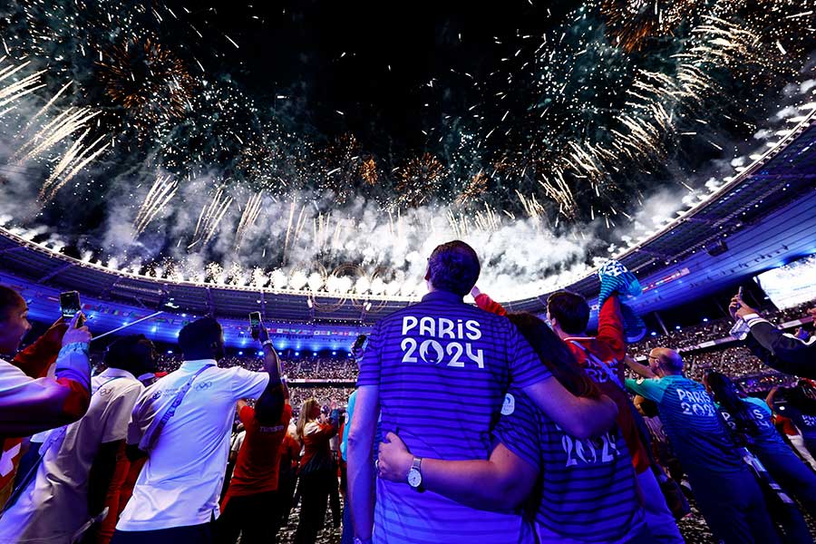 パリ五輪閉会式【写真：ロイター】