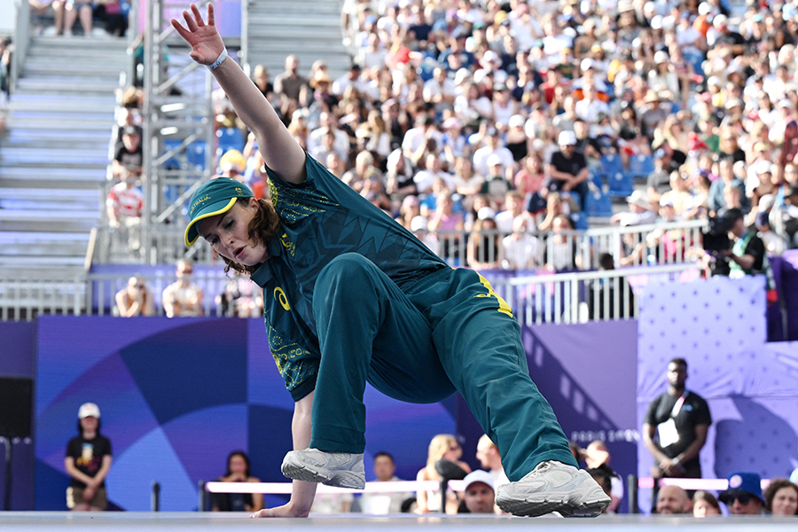 パリ五輪に出場したオーストラリアのレイチェル・ガン【写真：ロイター】