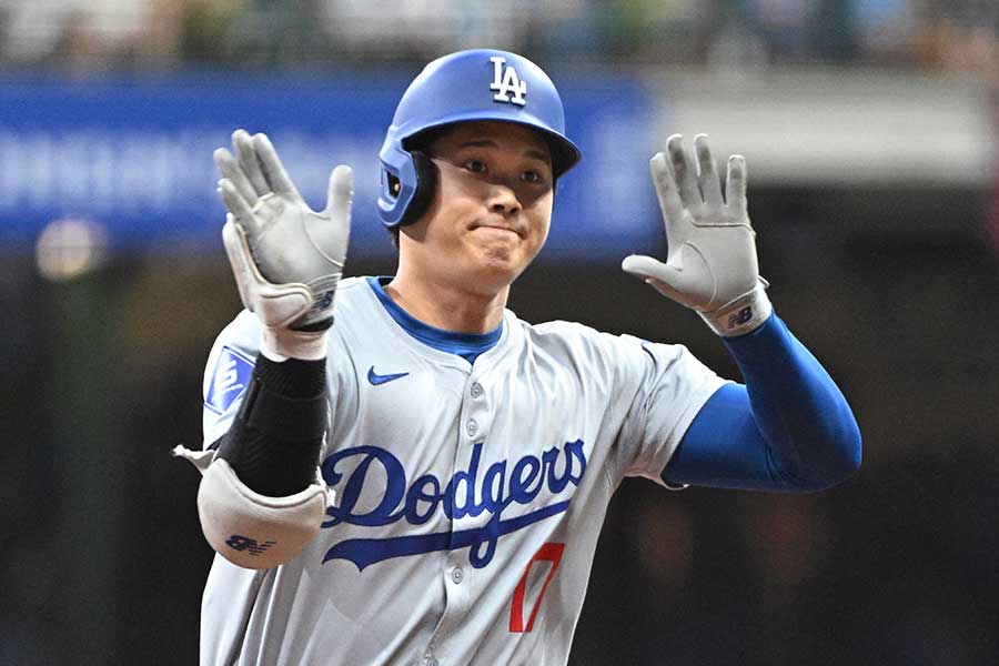 ドジャースの大谷翔平【写真：ロイター】