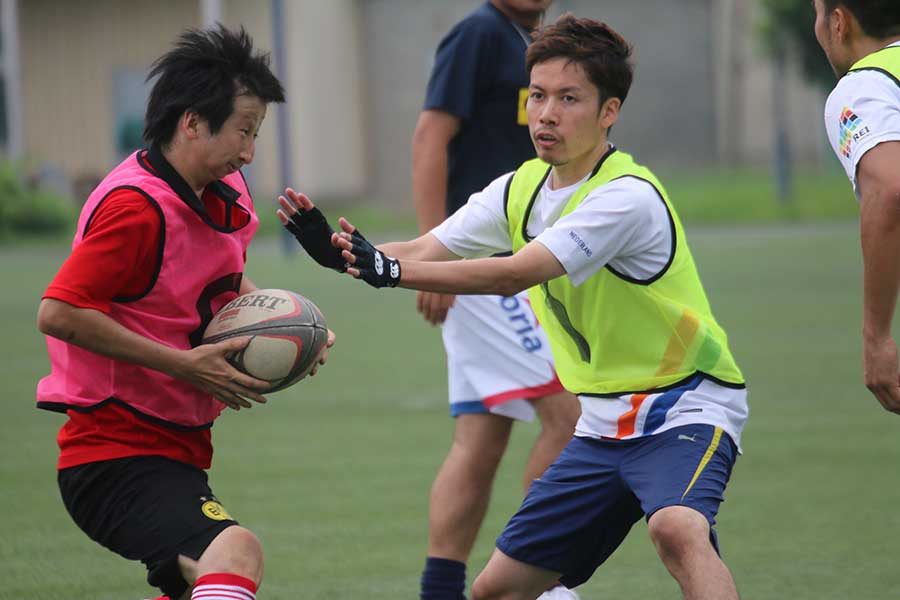 日本ブラインドラグビーが初めての海外遠征に臨むことになった【写真：日本ブラインドラグビー協会提供】