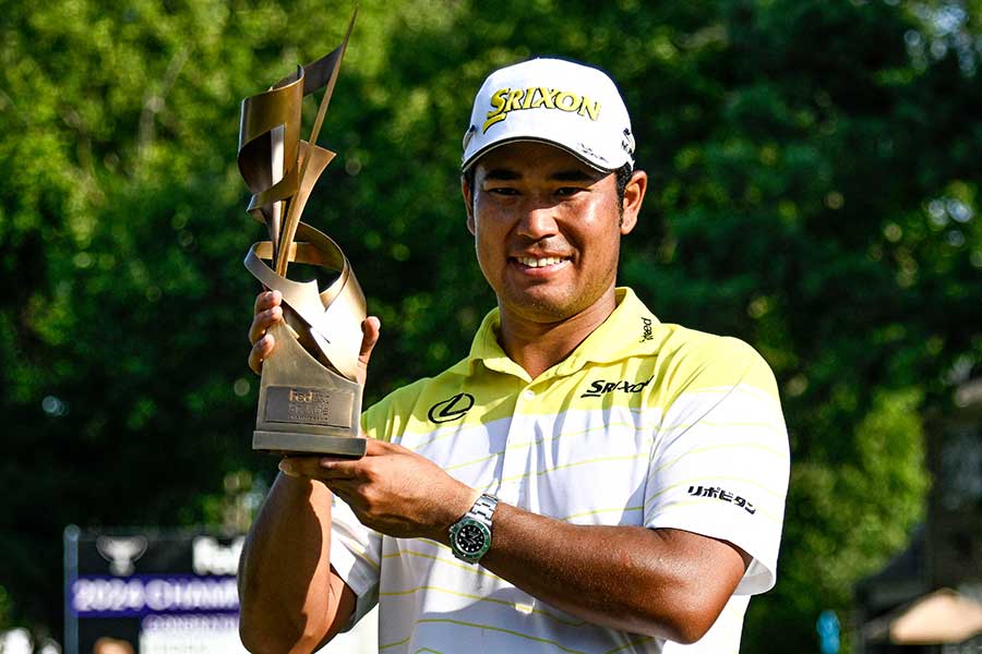 フェデックス・セントジュード選手権で優勝した松山英樹【写真：ロイター】