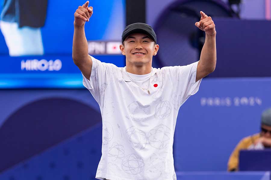 パリ五輪のブレイキン男子に出場した半井重幸（Shigekix）【写真：Getty Images】