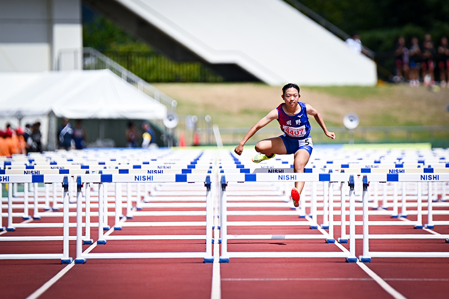 決勝レースを1人で駆け抜けた首藤風綾【写真：中戸川知世】