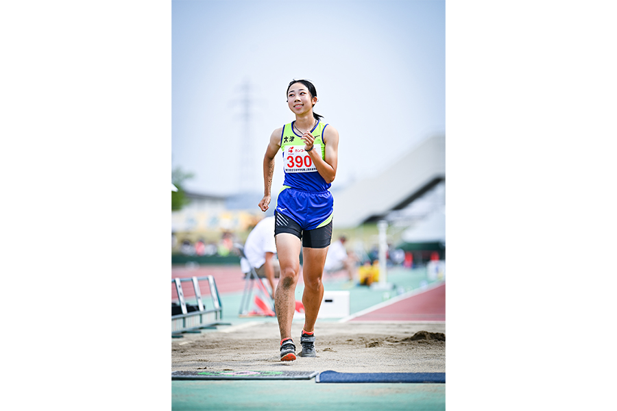 高校進学後も3種目に取り組むつもりだ【写真：中戸川知世】