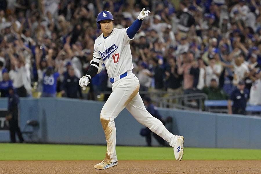 40号満塁弾を放ったドジャースの大谷翔平【写真：ロイター】