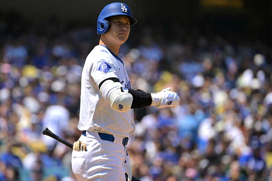 本拠地レイズ戦に出場したドジャースの大谷翔平【写真：ロイター】