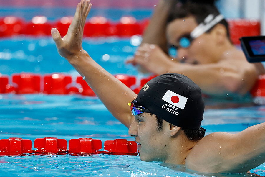 競泳男子日本代表の瀬戸大也【写真：ロイター】