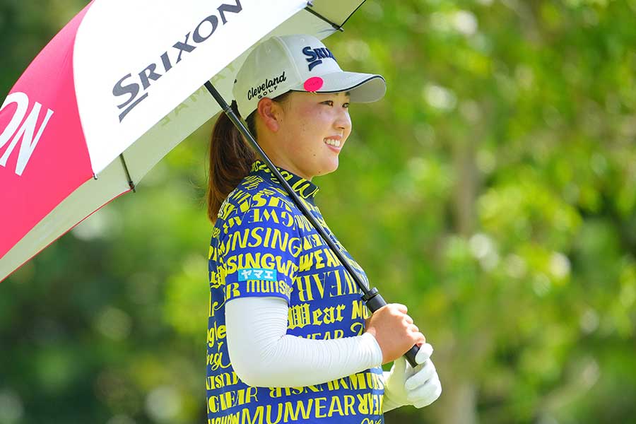 ソニー 日本女子プロゴルフ選手権の初日でプレーした竹田麗央【写真：Getty Images】