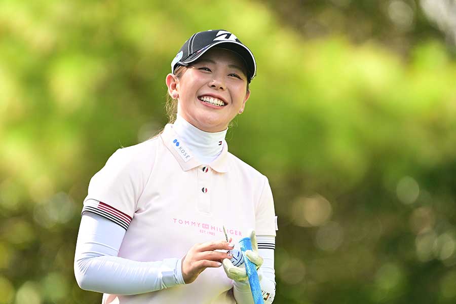 ソニー日本女子プロゴルフ選手権の2日目に出場した吉田優利【写真：Getty Images】