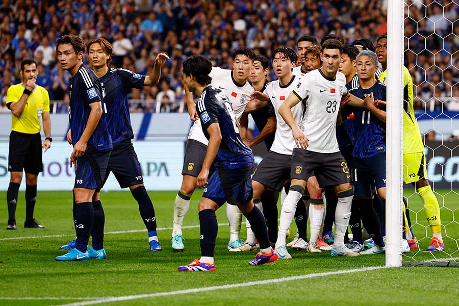 アジア最終予選で日本代表は中国代表に7-0で勝利した【写真：ロイター】