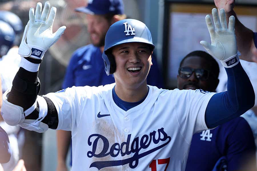 ドジャースの大谷翔平【写真：ロイター】