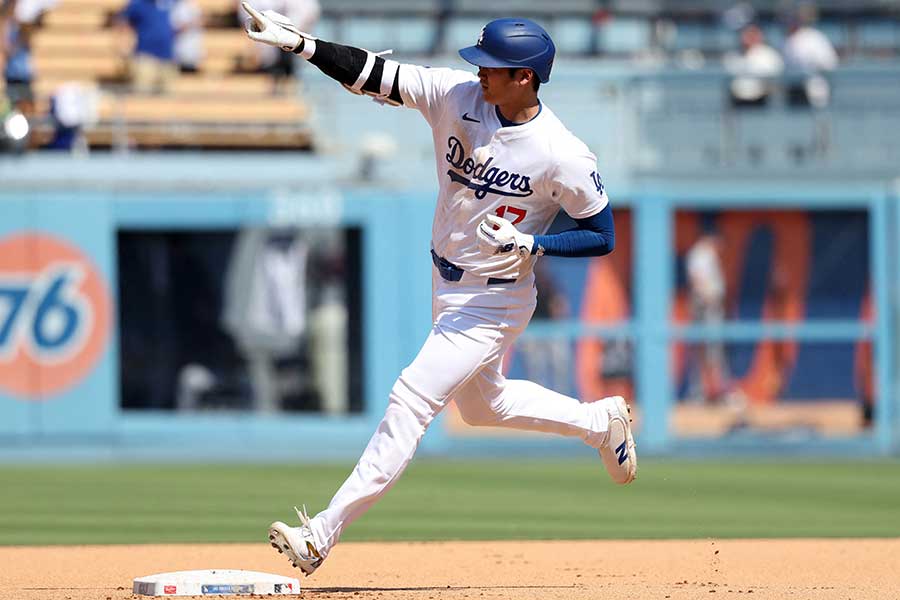 ドジャースの大谷翔平【写真：ロイター】