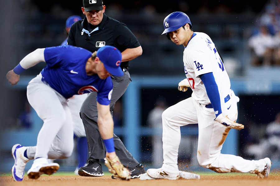 47個目の盗塁を決めたドジャースの大谷翔平【写真：Getty Images】