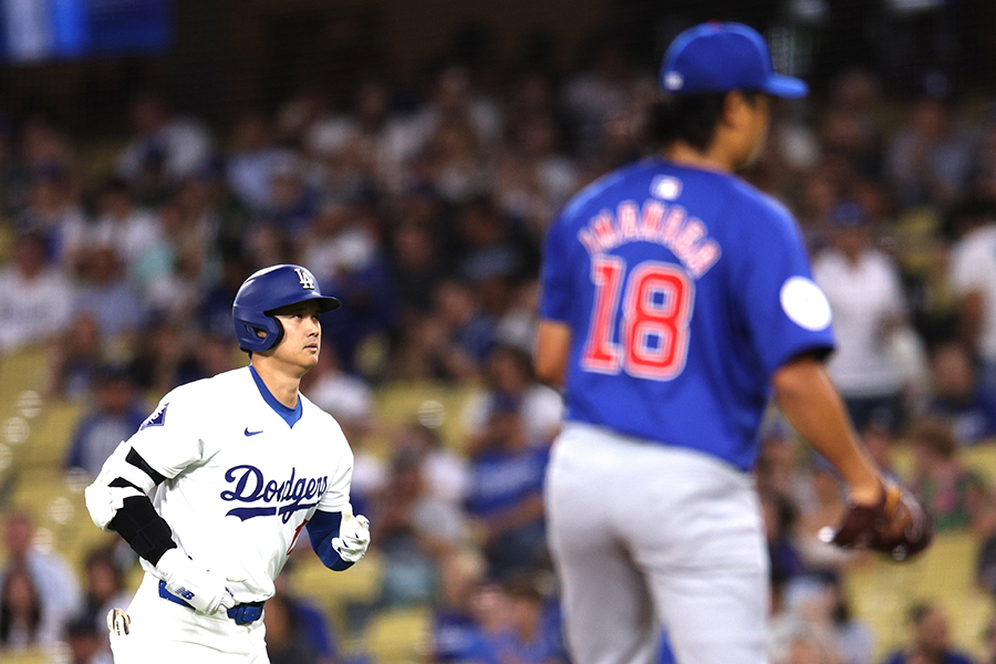 カブス今永と対戦したドジャースの大谷翔平【写真：Getty Images】