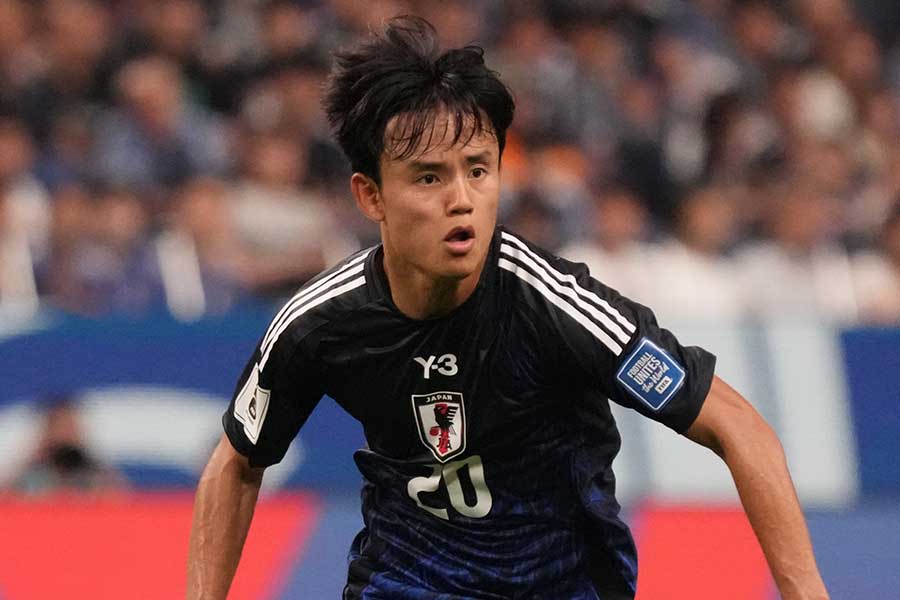 サッカー日本代表の久保建英【写真：Getty Images】