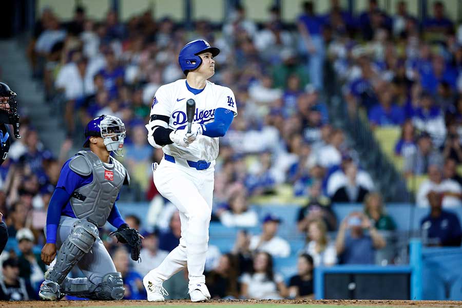 シーズン自己最多となる47号を放ったドジャースの大谷翔平【写真：Getty Images】