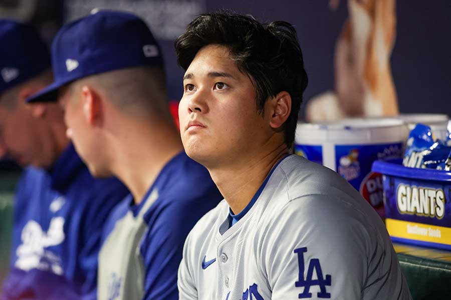 ドジャースの大谷翔平【写真：ロイター】