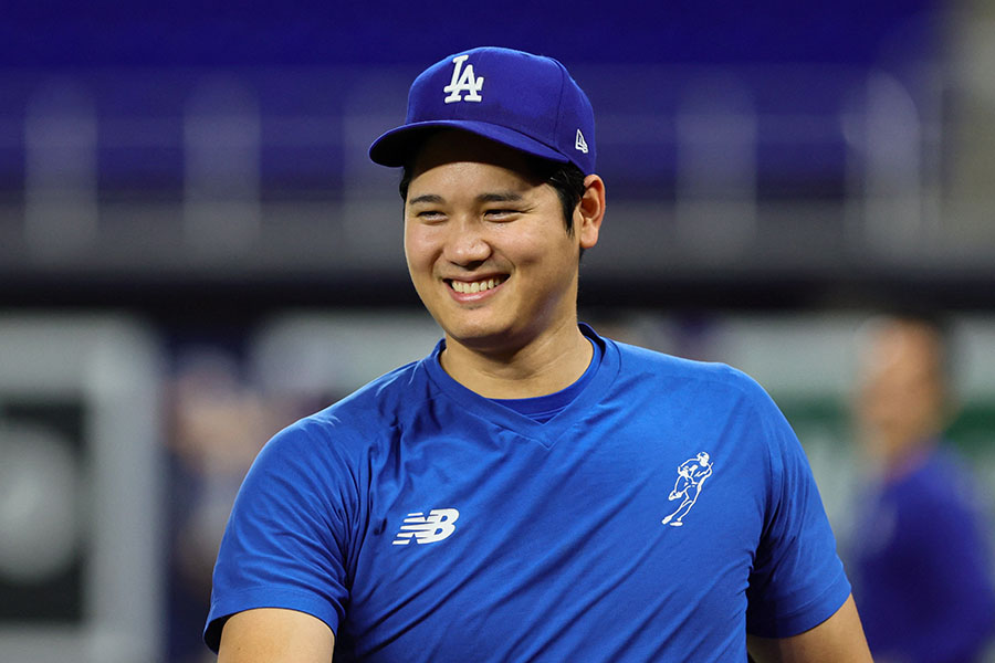 ドジャースの大谷翔平【写真：ロイター】