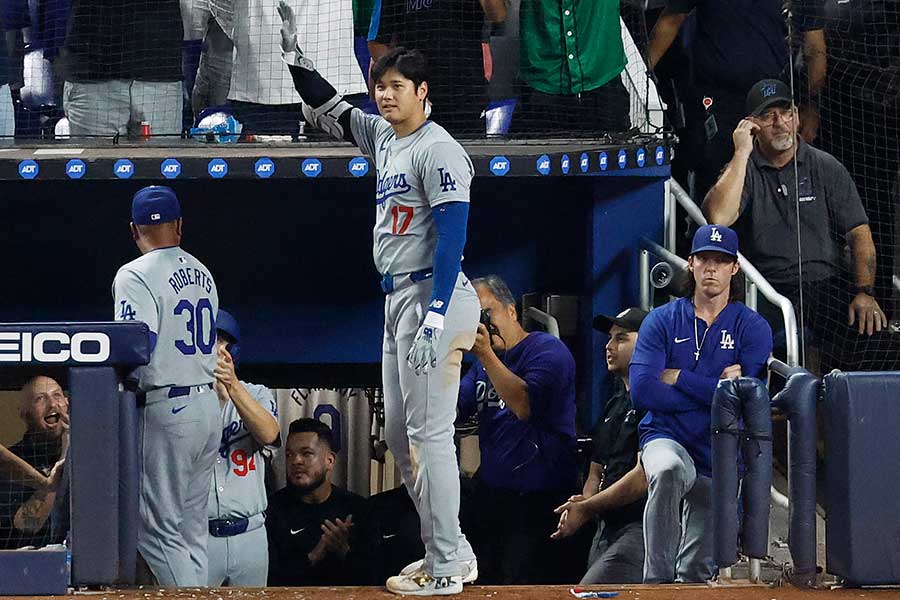 ドジャースの大谷翔平【写真：ロイター】