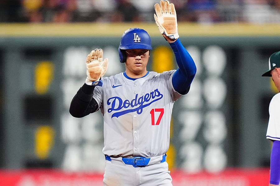 ドジャースの大谷翔平【写真：ロイター】