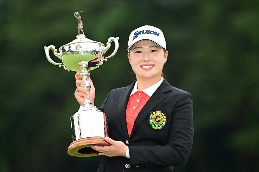 日本女子オープンで優勝した竹田麗央【写真：Getty Images】