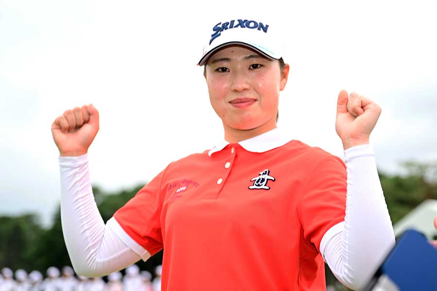 日本女子オープンで優勝した竹田麗央【写真：Getty Images】