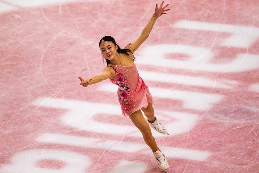 ジュニアグランプリシリーズ第6戦に出場した上薗恋奈【写真：Getty Images】