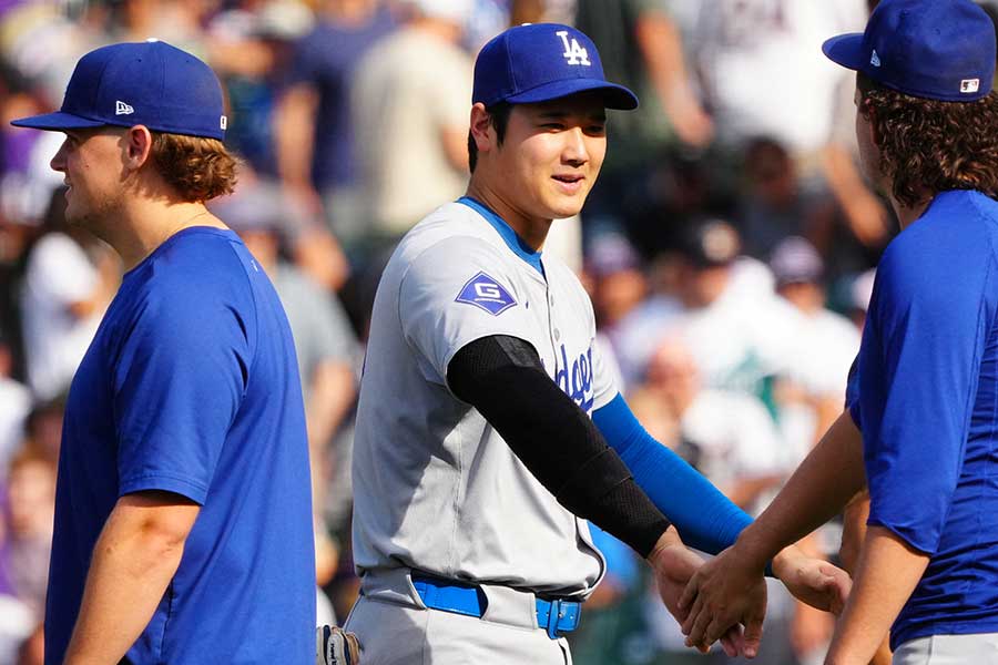 ドジャースの大谷翔平【写真：ロイター】