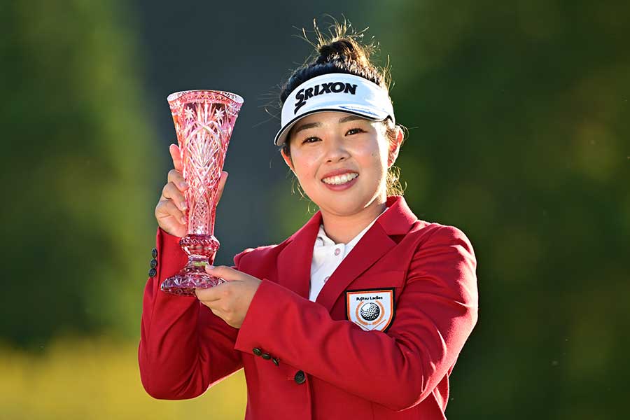 富士通レディースで優勝した山下美夢有【写真：Getty Images】